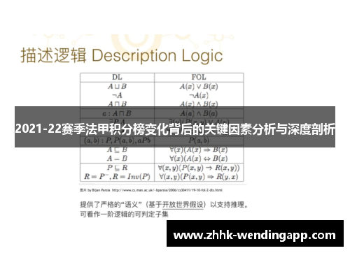 2021-22赛季法甲积分榜变化背后的关键因素分析与深度剖析
